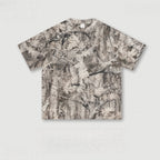 Mens Oversized 59.5%Cotton 40.5%Polyester Tshirt Shorts Set S2608+K2605