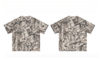 Mens Oversized 59.5%Cotton 40.5%Polyester Tshirt Shorts Set S2608+K2605
