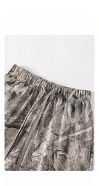 Mens Oversized 59.5%Cotton 40.5%Polyester Tshirt Shorts Set S2608+K2605