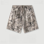 Mens Oversized 59.5%Cotton 40.5%Polyester Tshirt Shorts Set S2608+K2605