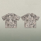 Mens Oversized 59.5%Cotton 40.5%Polyester Tshirt Shorts Set S2608+K2605