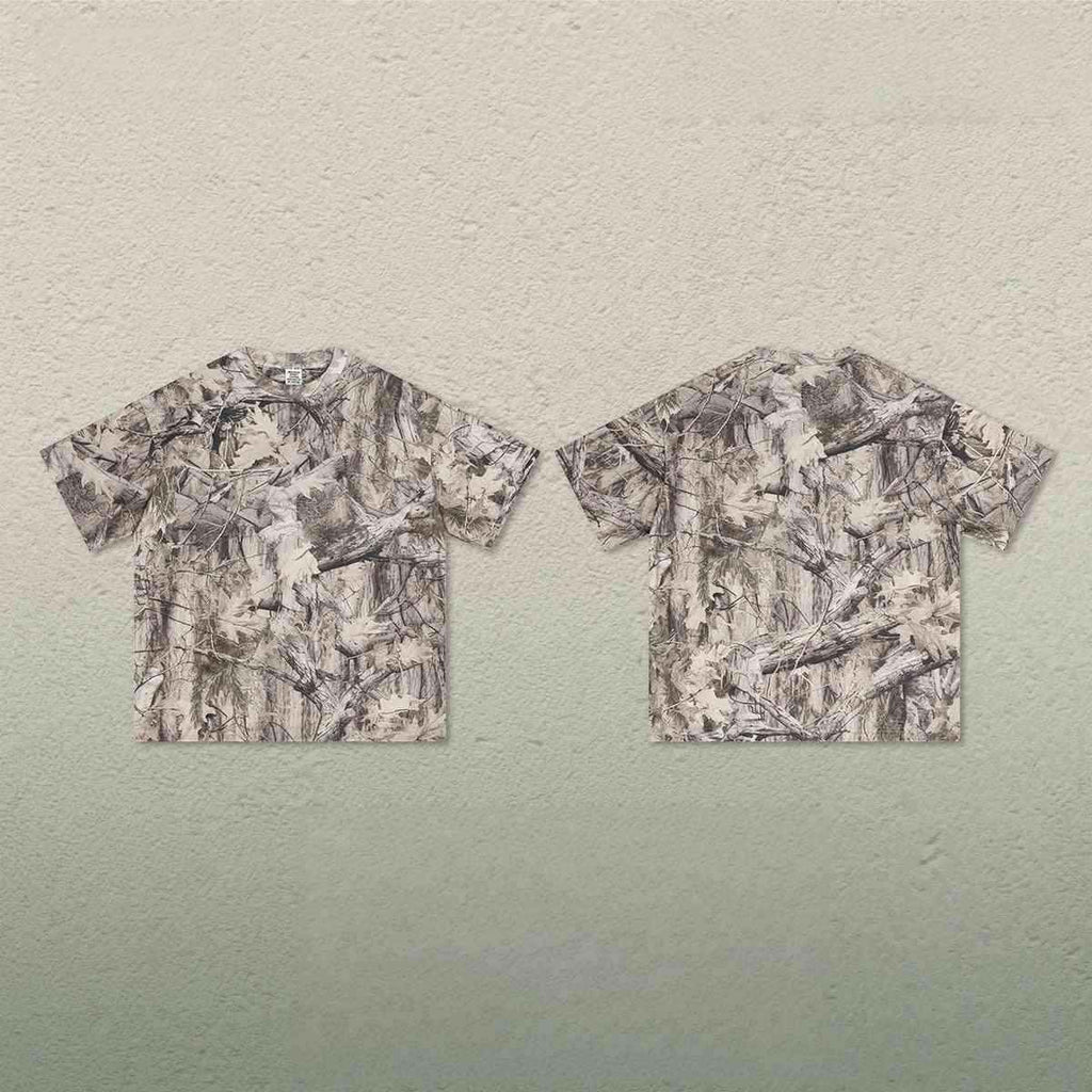 Mens Oversized 59.5%Cotton 40.5%Polyester Tshirt Shorts Set - Honfitwear
