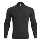 Mens Sportswear Workout 79%Polyester   21%Spandex Jacket S9883 print logo 9