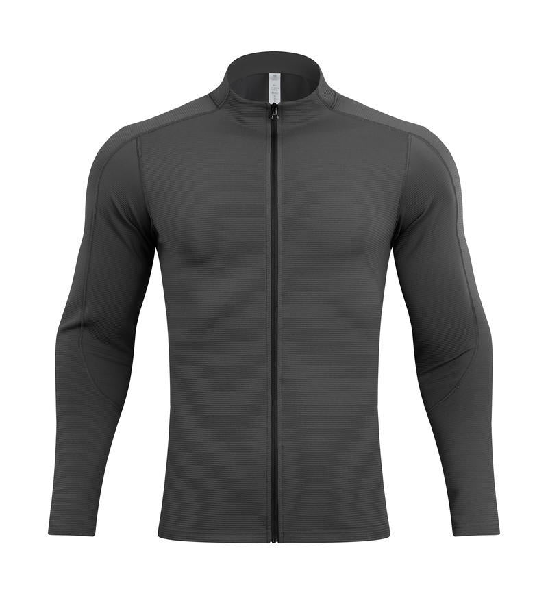 Mens Sportswear Workout 79%Polyester   21%Spandex Jacket S9883 print logo 2
