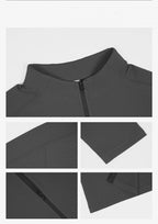 Mens Sportswear Workout 79%Polyester   21%Spandex Jacket S9883 print logo 15