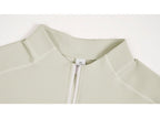Mens Casual Sportswear 79%Polyester   21%Spandex Quarter zip shirt S9887 print logo 23