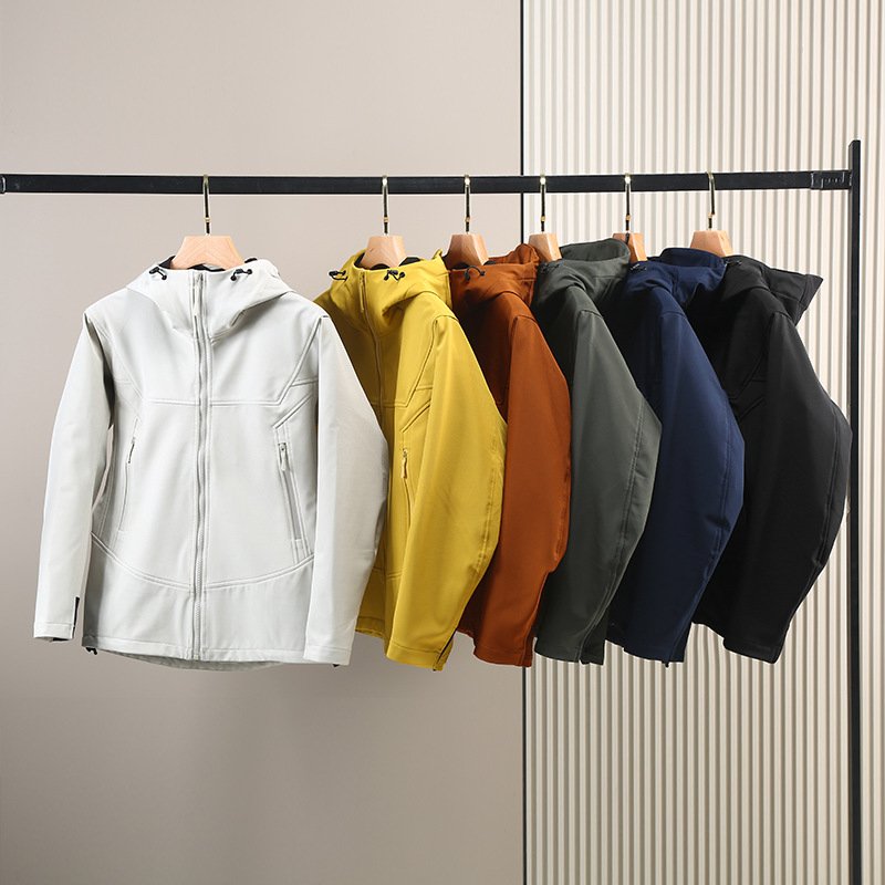 Mens Outdoor Sports 100%polyester Jacket SY-1888 print logo 11