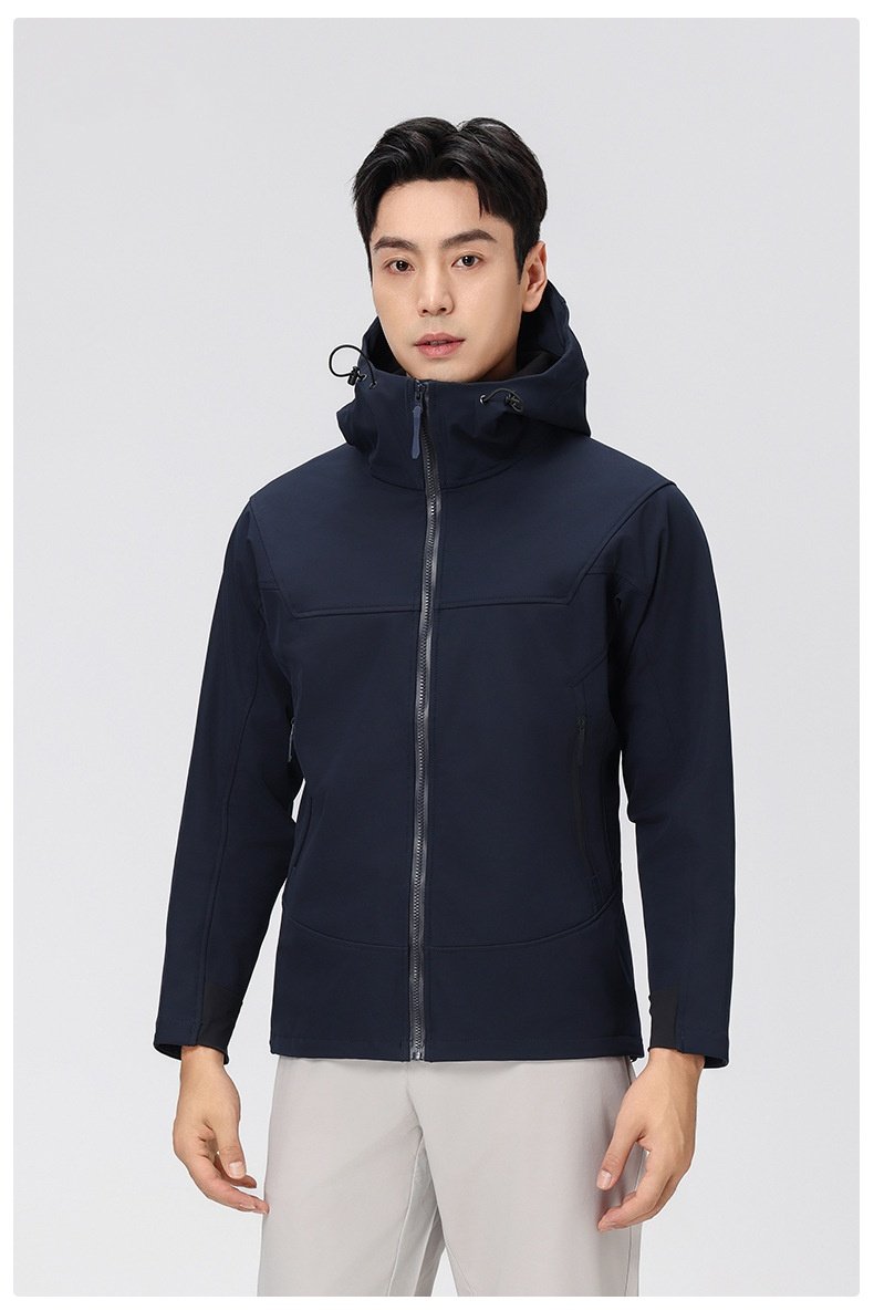Mens Outdoor Sports 100%polyester Jacket SY-1888 print logo 30