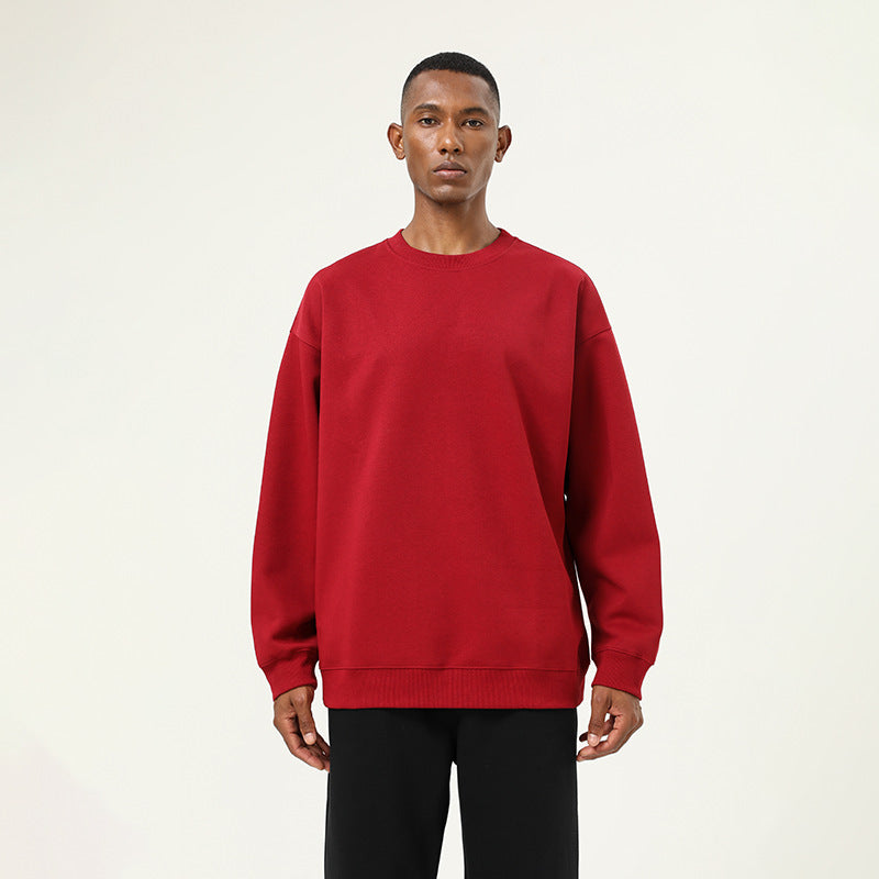 Mens Oversized Casual 61.9%cotton 38.1%polyester  Sweatshirt SY-55011 print logo 10