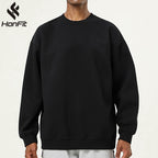 Mens Oversized Casual 61.9%cotton 38.1%polyester  Sweatshirt SY-55011 print logo 11
