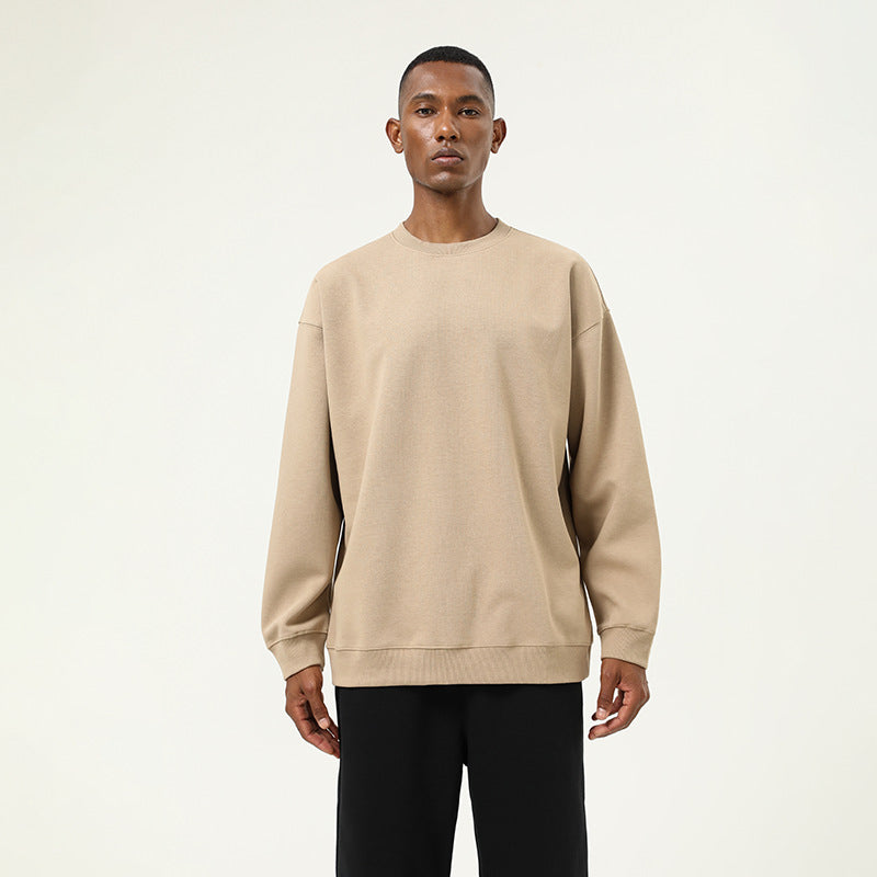 Mens Oversized Casual 61.9%cotton 38.1%polyester  Sweatshirt SY-55011 print logo 13