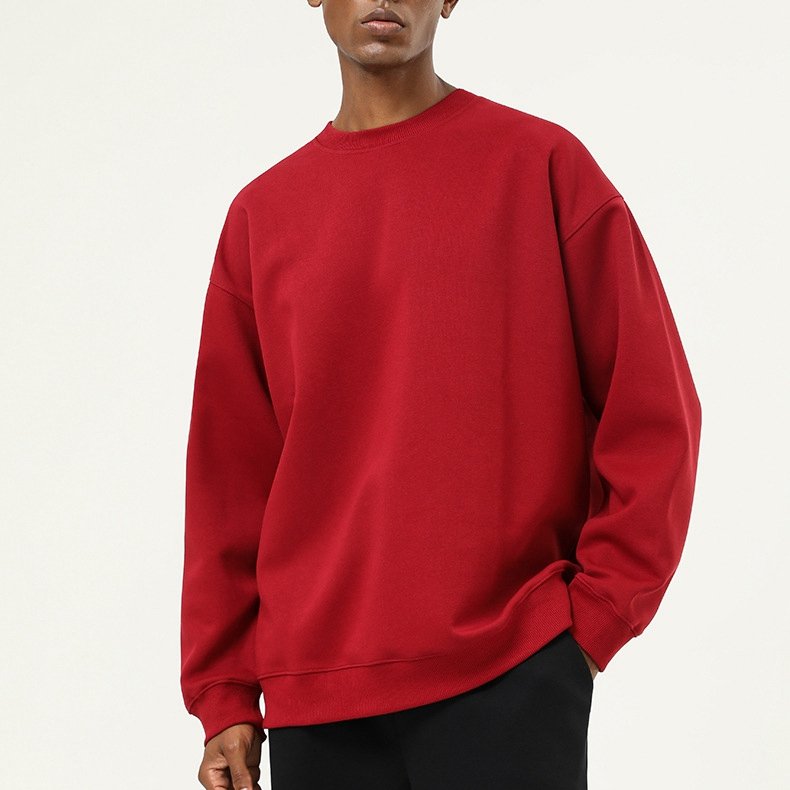 Mens Oversized Casual 61.9%cotton 38.1%polyester  Sweatshirt SY-55011 print logo 16