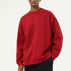 Mens Oversized Casual 61.9%cotton 38.1%polyester  Sweatshirt SY-55011 print logo 16
