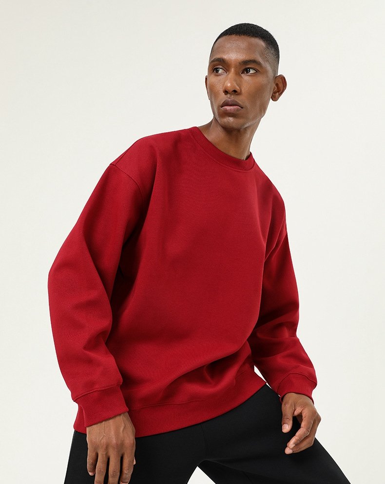 Mens Oversized Casual 61.9%cotton 38.1%polyester  Sweatshirt SY-55011 print logo 19