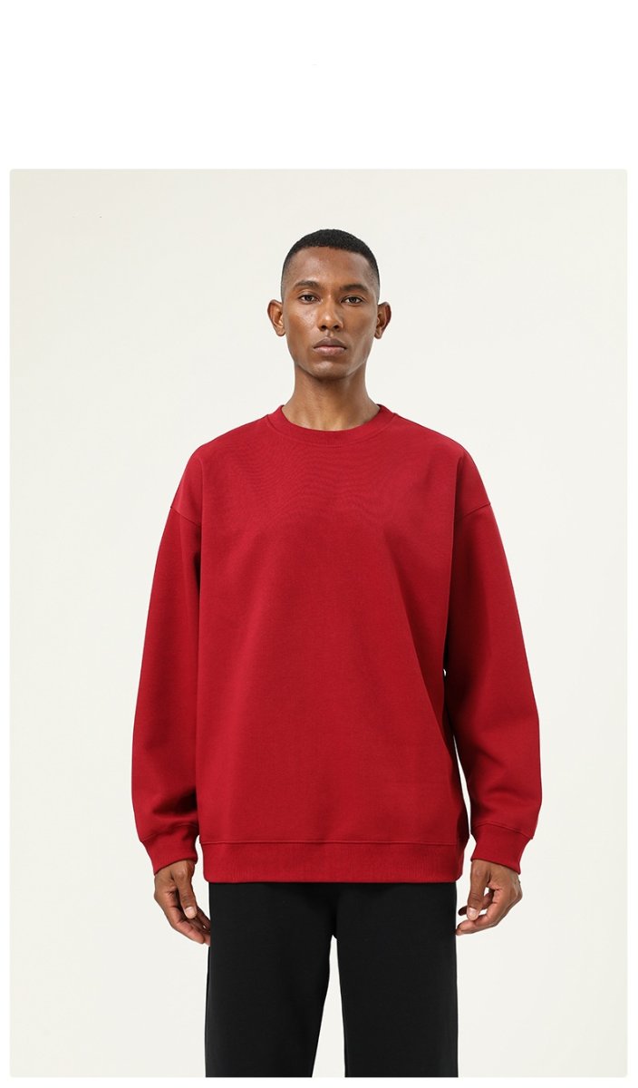 Mens Oversized Casual 61.9%cotton 38.1%polyester  Sweatshirt SY-55011 print logo 23