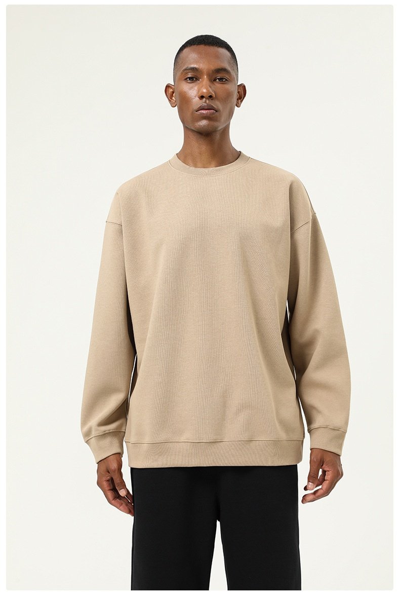 Mens Oversized Casual 61.9%cotton 38.1%polyester  Sweatshirt SY-55011 print logo 29