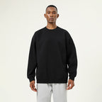 Mens Oversized Casual 61.9%cotton 38.1%polyester  Sweatshirt SY-55011 print logo 4