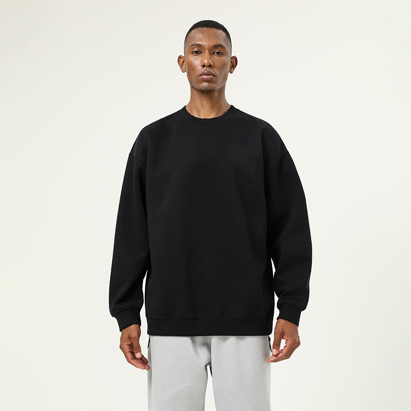 Mens Oversized Casual 61.9%cotton 38.1%polyester  Sweatshirt SY-55011 print logo 4