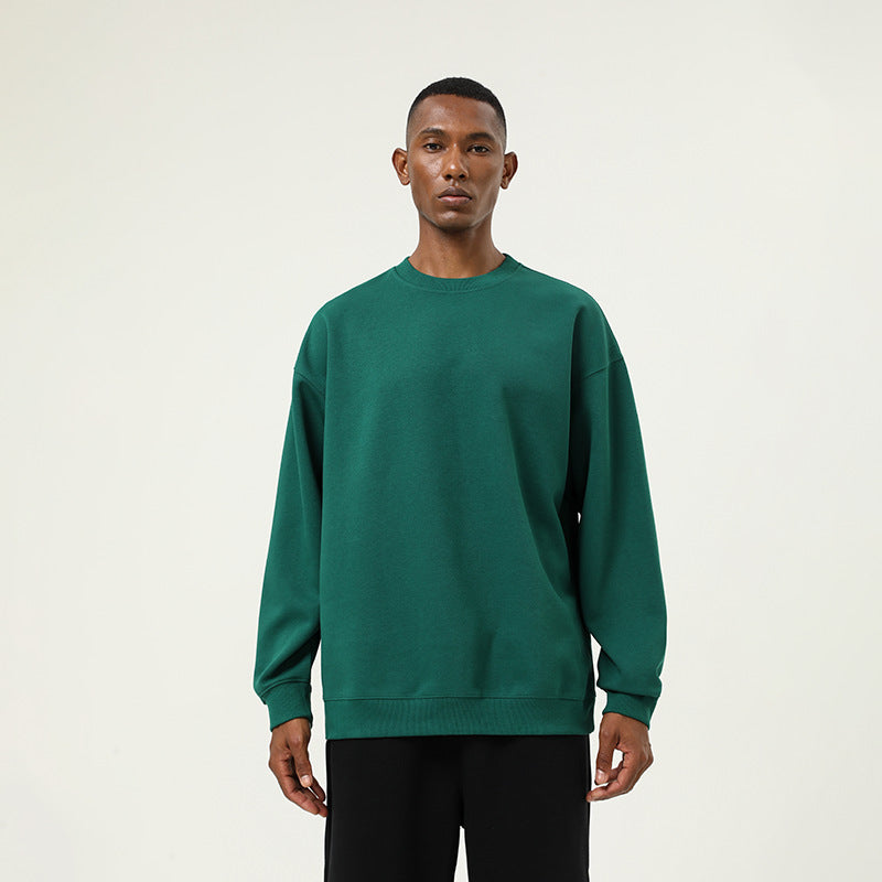 Mens Oversized Casual 61.9%cotton 38.1%polyester  Sweatshirt SY-55011 print logo 5