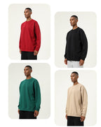 Mens Oversized Casual 61.9%cotton 38.1%polyester  Sweatshirt SY-55011 print logo 7