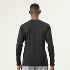 Mens Gym Training 82%polyester 18%spandex Long Sleeve Shirt SY-AL16837 print logo 11