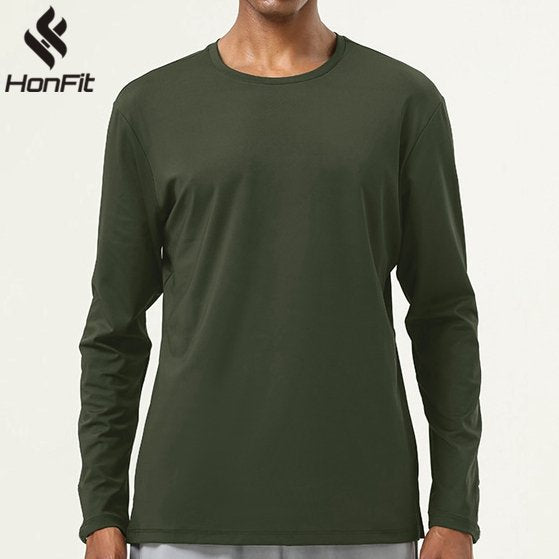 Mens Gym Training 82%polyester 18%spandex Long Sleeve Shirt SY-AL16837 print logo 17