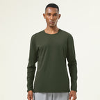 Mens Gym Training 82%polyester 18%spandex Long Sleeve Shirt SY-AL16837 print logo 7