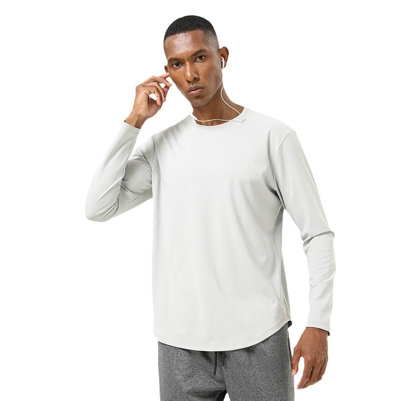 Mens Casual Fitness 82%polyester 18%spandex Long Sleeve Shirt SY-AL16839 print logo 10