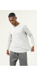 Mens Casual Fitness 82%polyester 18%spandex Long Sleeve Shirt SY-AL16839 print logo 17