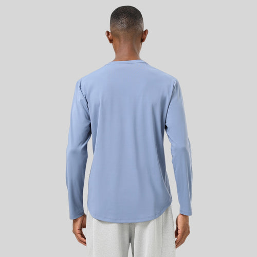 Mens Casual Fitness 82%polyester 18%spandex Long Sleeve Shirt SY-AL16839 print logo 2