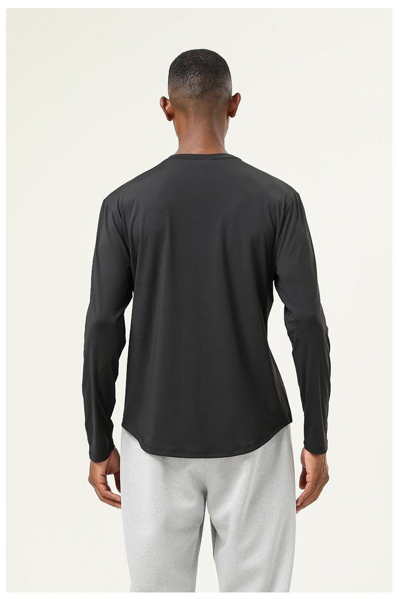 Mens Casual Fitness 82%polyester 18%spandex Long Sleeve Shirt SY-AL16839 print logo 27