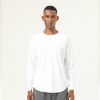 Mens Casual Fitness 82%polyester 18%spandex Long Sleeve Shirt SY-AL16839 print logo 3