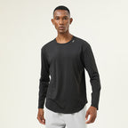 Mens Casual Fitness 82%polyester 18%spandex Long Sleeve Shirt SY-AL16839 print logo 6