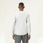 Mens Casual Fitness 82%polyester 18%spandex Long Sleeve Shirt SY-AL16839 print logo 9