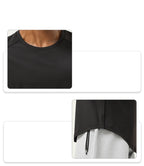 Mens Gym Workout  82%polyester 18%spandex Long Sleeve Shirt SY-AL16841 print logo 23
