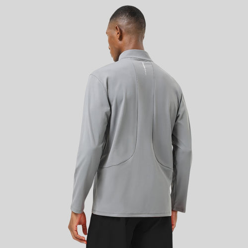 Mens Activewear Workout 82%polyester 18%spandex Quarter Zip Shirt SY-AL16843 print logo 2