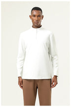 Mens Activewear Workout 82%polyester 18%spandex Quarter Zip Shirt SY-AL16843 print logo 25