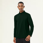 Mens Activewear Workout 82%polyester 18%spandex Quarter Zip Shirt SY-AL16843 print logo 6