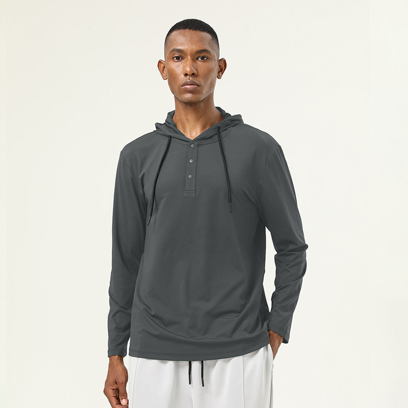Mens Gym Sports 82%polyester 18%spandex  Hoodie SY-AL16845 print logo 13