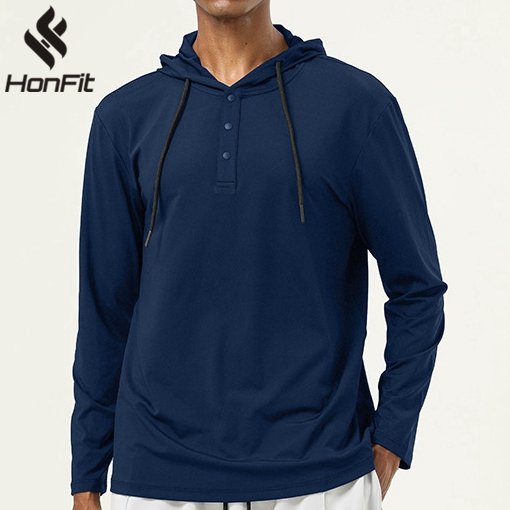 Mens Gym Sports 82%polyester 18%spandex  Hoodie SY-AL16845 print logo 16