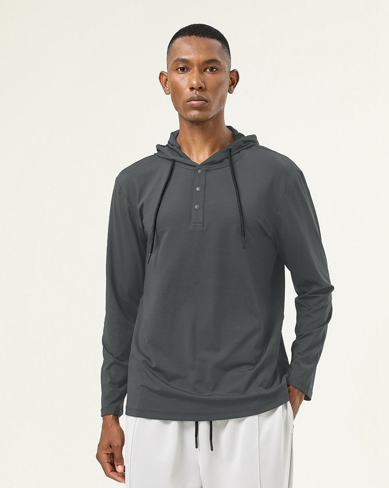 Mens Gym Sports 82%polyester 18%spandex  Hoodie SY-AL16845 print logo 20