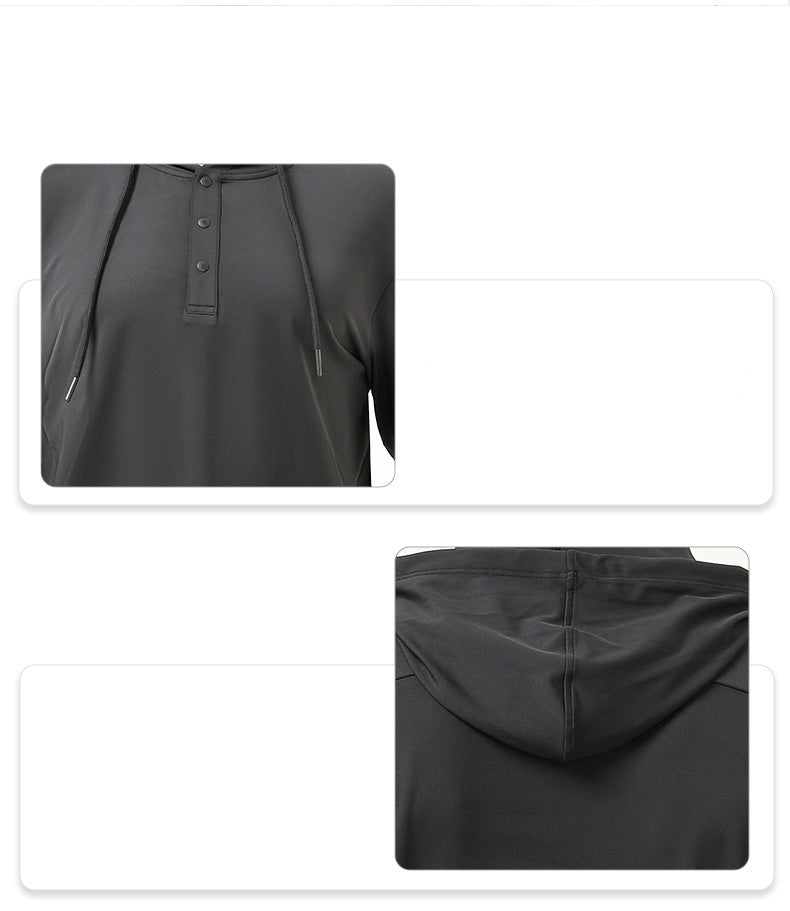 Mens Gym Sports 82%polyester 18%spandex  Hoodie SY-AL16845 print logo 21