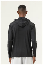 Mens Gym Sports 82%polyester 18%spandex  Hoodie SY-AL16845 print logo 29
