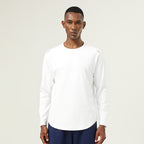 Mens Sports Running 82%polyester 18%spandex Long Sleeve Shirt SY-AL16847 print logo 4