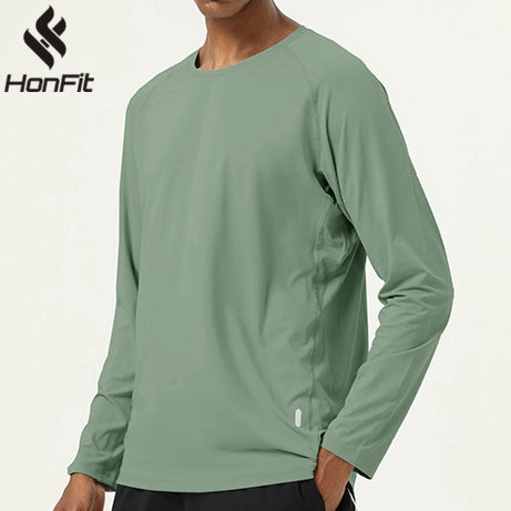 Mens Sports Fitness 88%polyester 12%spandex Long Sleeve Shirt SY-AL16851 print logo 17