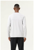 Mens Sports Fitness 88%polyester 12%spandex Long Sleeve Shirt SY-AL16851 print logo 28