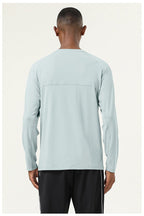 Mens Sports Fitness 88%polyester 12%spandex Long Sleeve Shirt SY-AL16851 print logo 30
