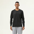 Mens Sports Fitness 88%polyester 12%spandex Long Sleeve Shirt SY-AL16851 print logo 4