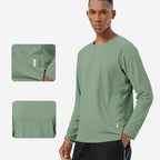 Mens Sports Fitness 88%polyester 12%spandex Long Sleeve Shirt SY-AL16851 print logo 9
