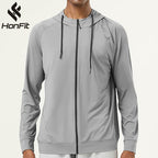 Mens Athletic Fitness 88%polyester 12%spandex  Jacket SY-AL16853 print logo 13